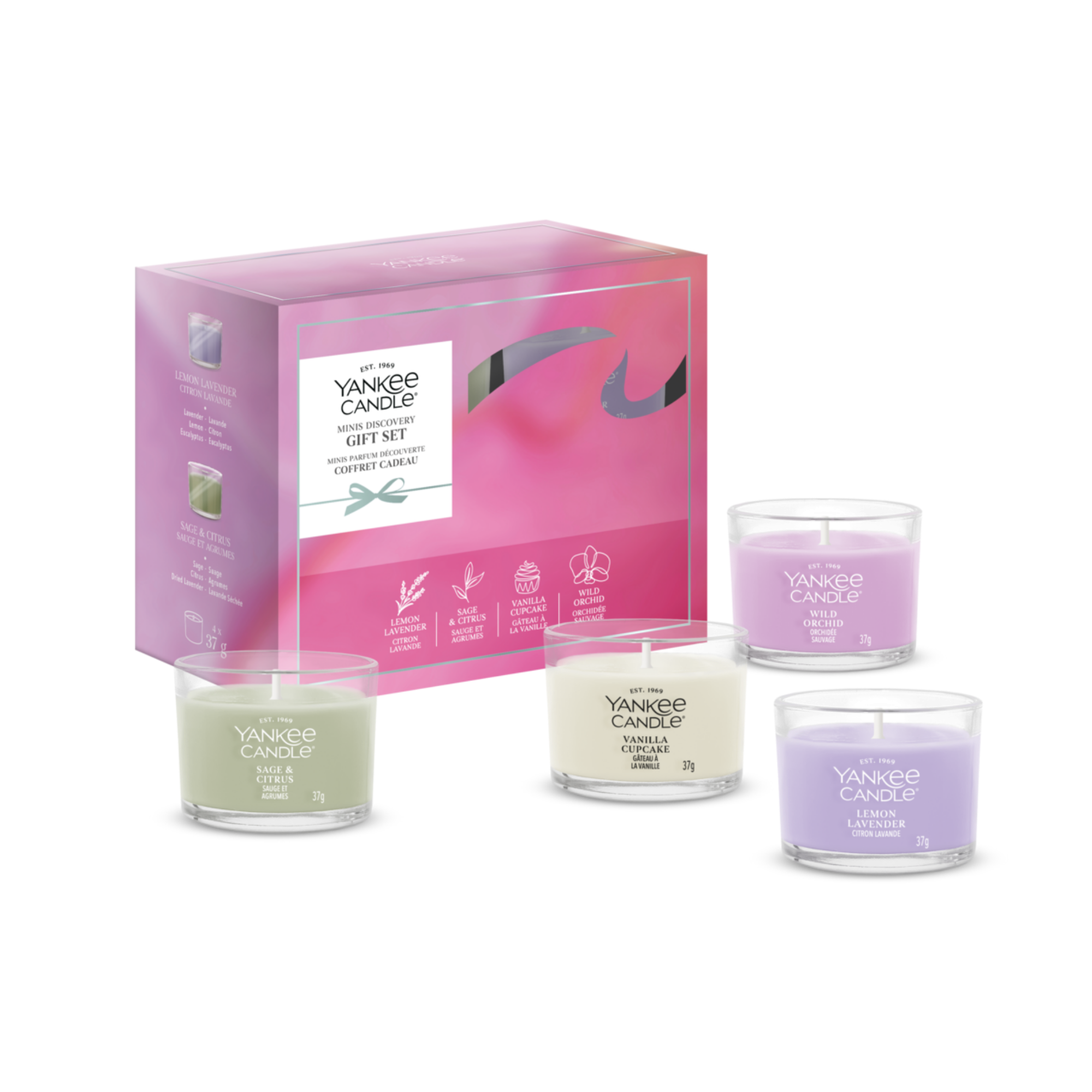 4 Filled Votive Cadeauset