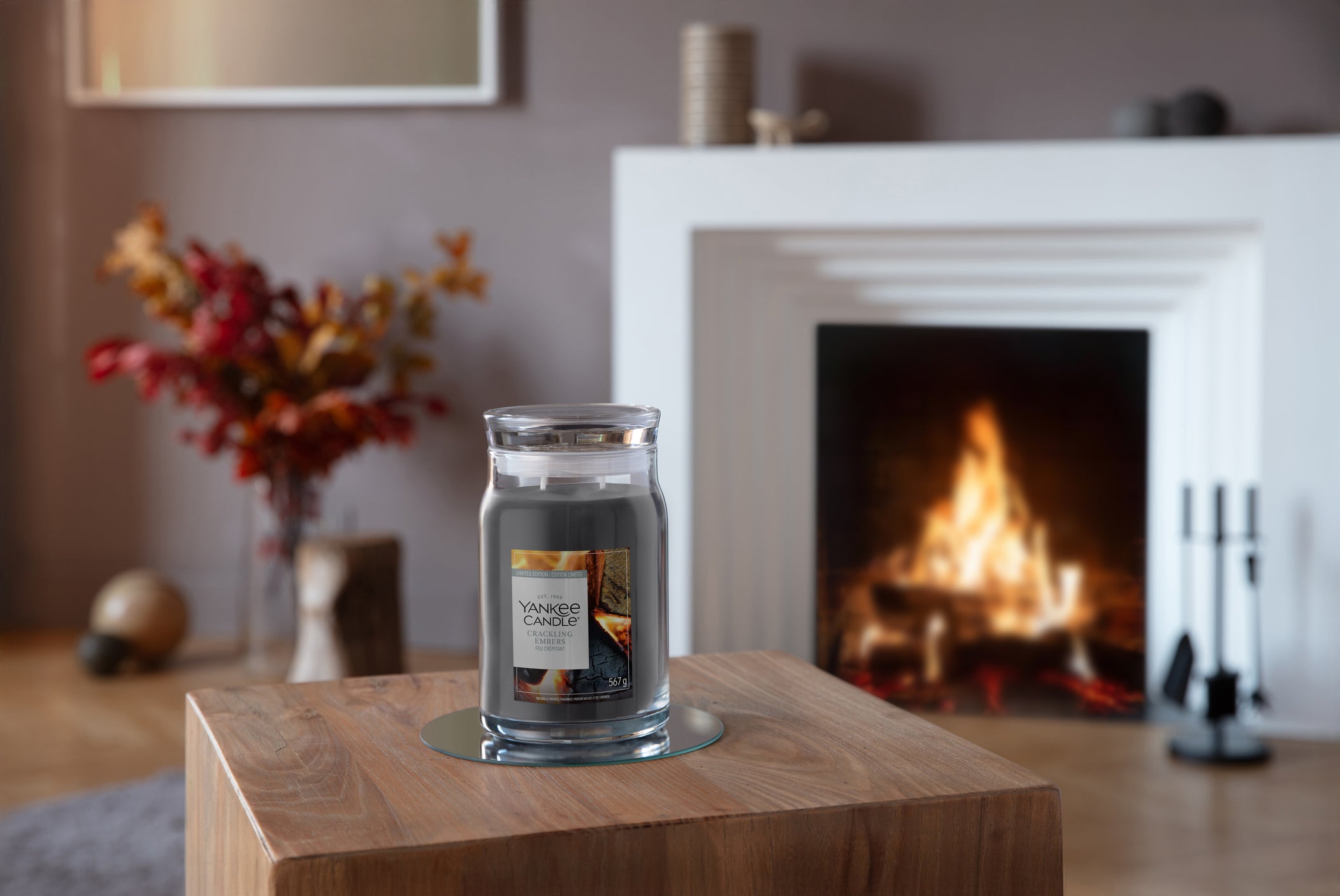 Crackling Embers Large Jar