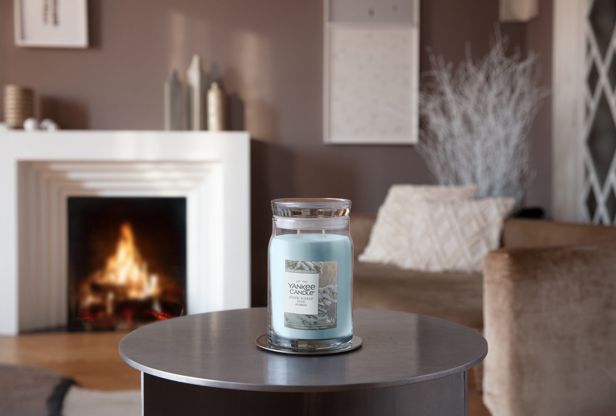 Snow Kissed Pine Large Jar