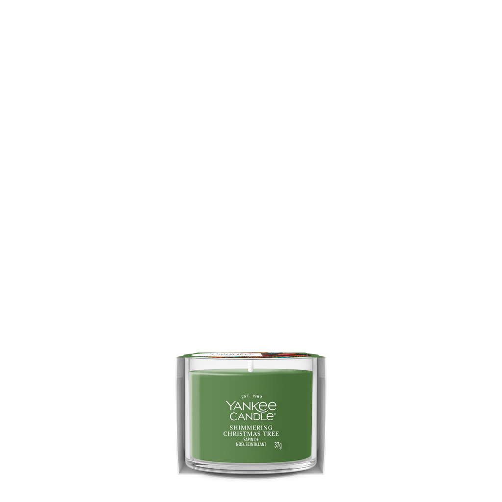 Shimmering Christmas Tree Mini Filled Votive
