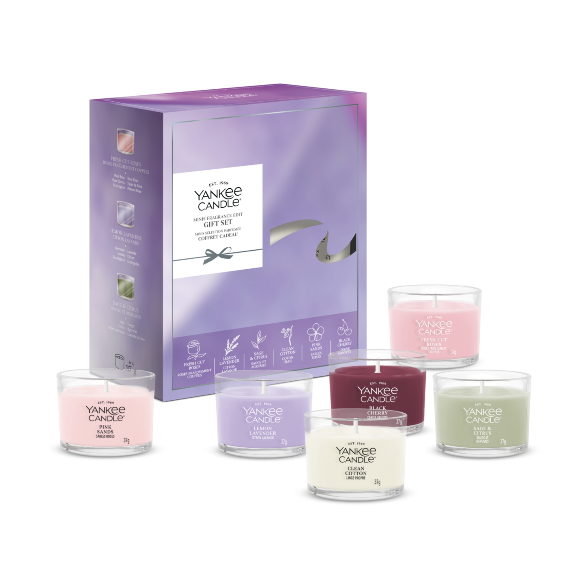 6 Filled Votive Cadeauset