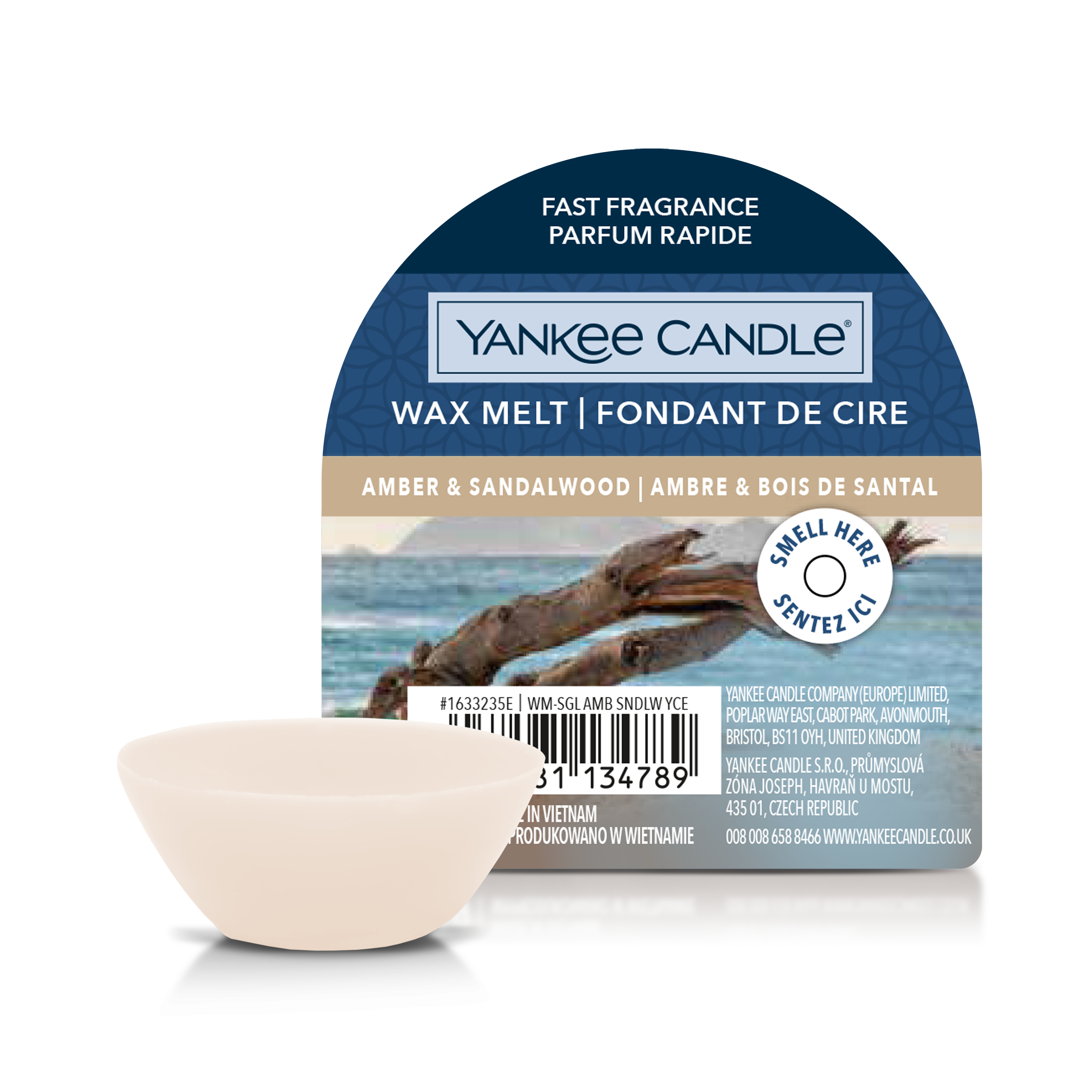 Amber & Sandalwood Wax Melt
