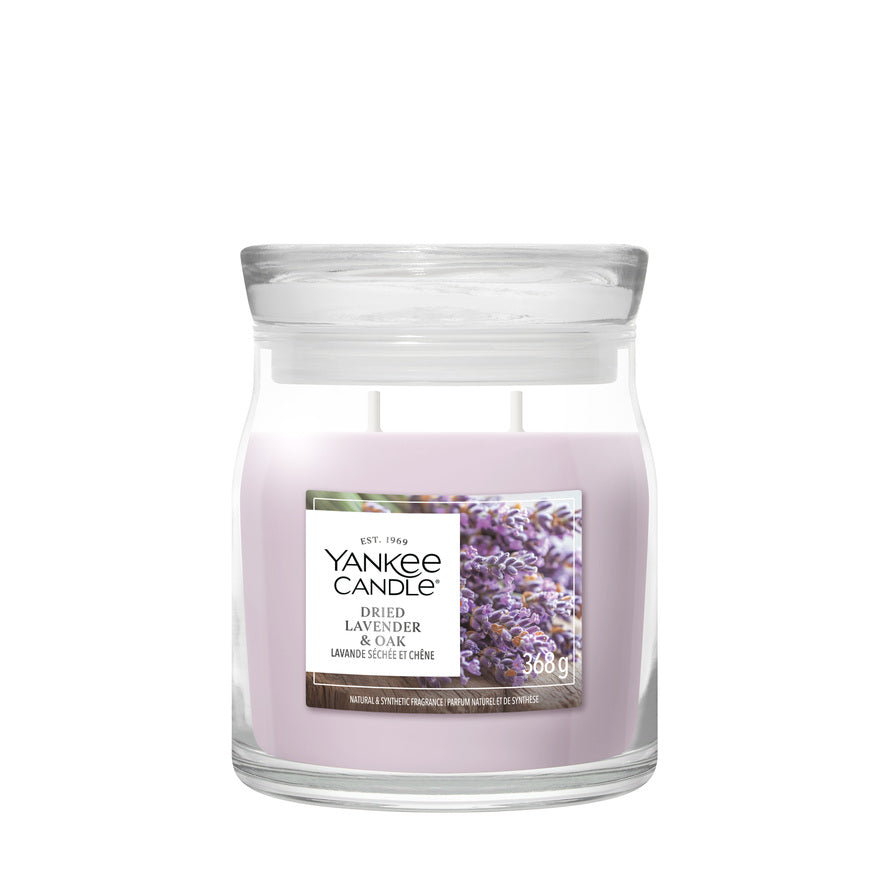 Dried Lavender & Oak Medium Jar