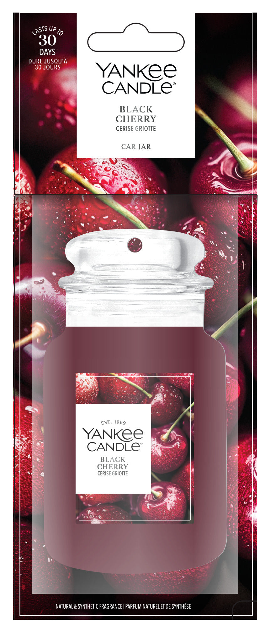 Black Cherry Car Jar