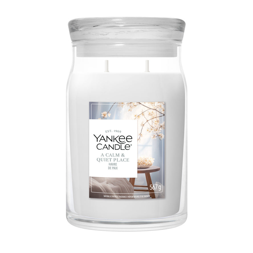 A Calm & Quiet Place Large Jar