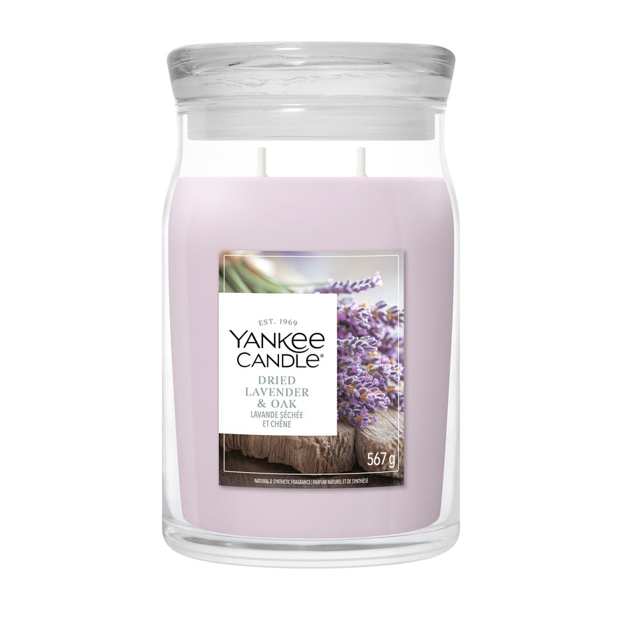 Dried Lavender & Oak Large Jar