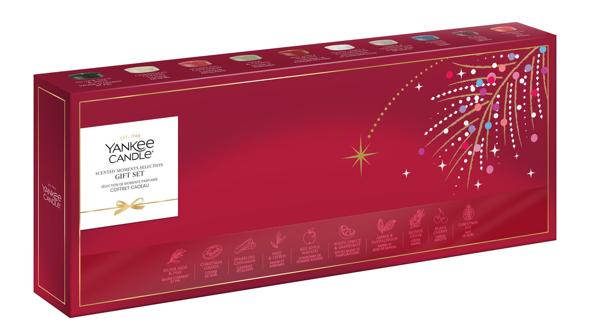 Coffret Cadeau Gifted Moments - 10 Bougies Chauffe-plat 1 Support