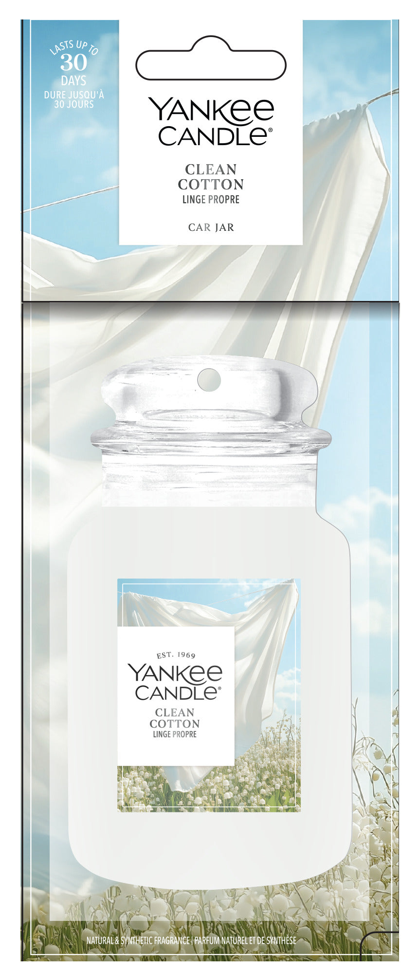 Clean Cotton Car Jar