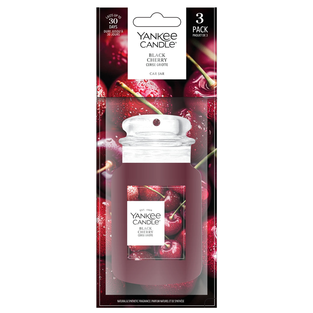Black Cherry Car Jar 3-Pack