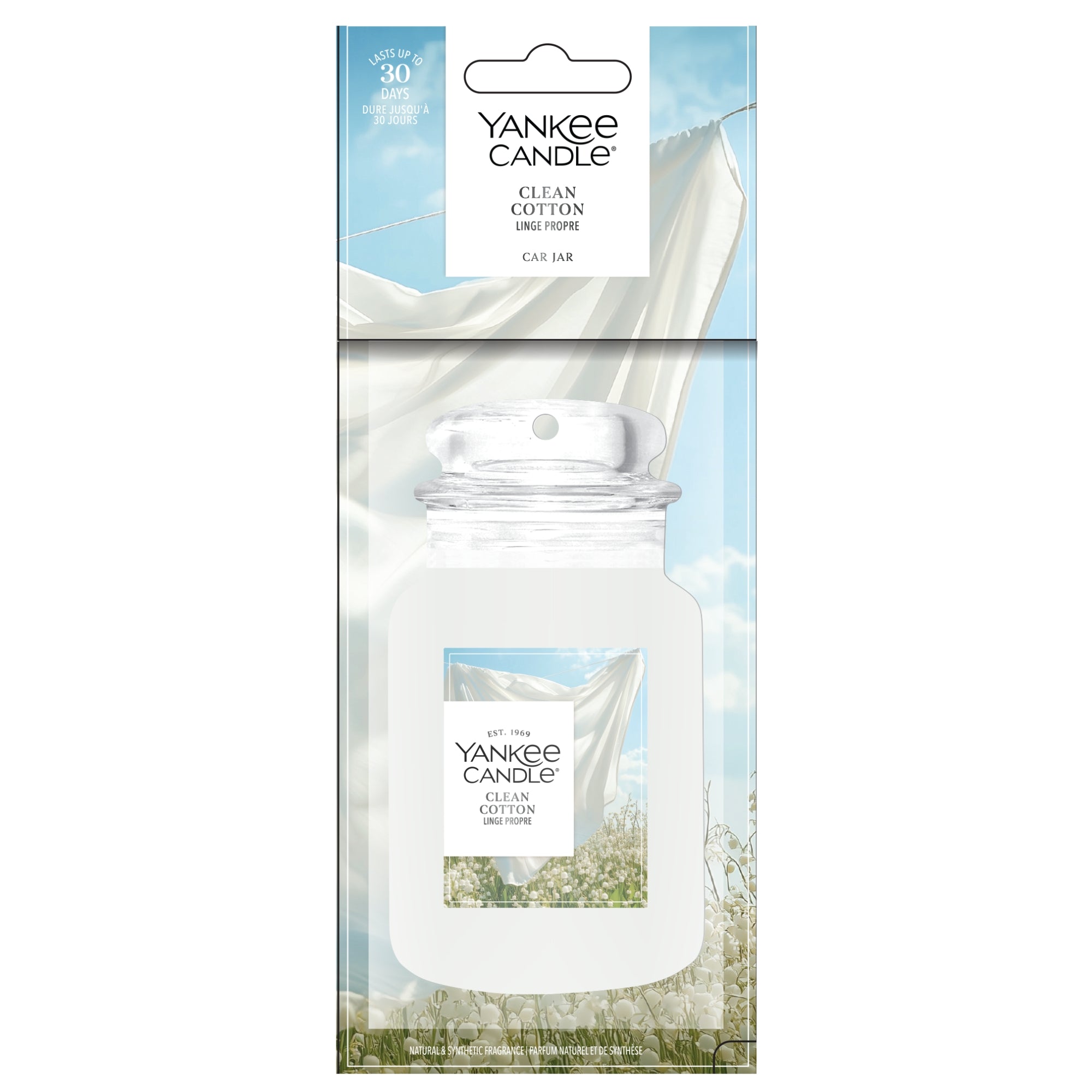 Clean Cotton Car Jar