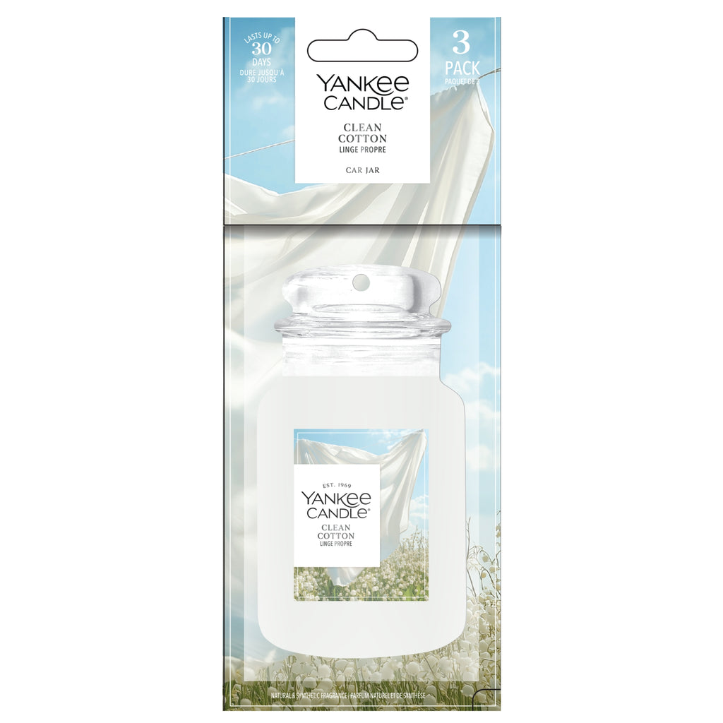 Clean Cotton Car Jar 3-Pack