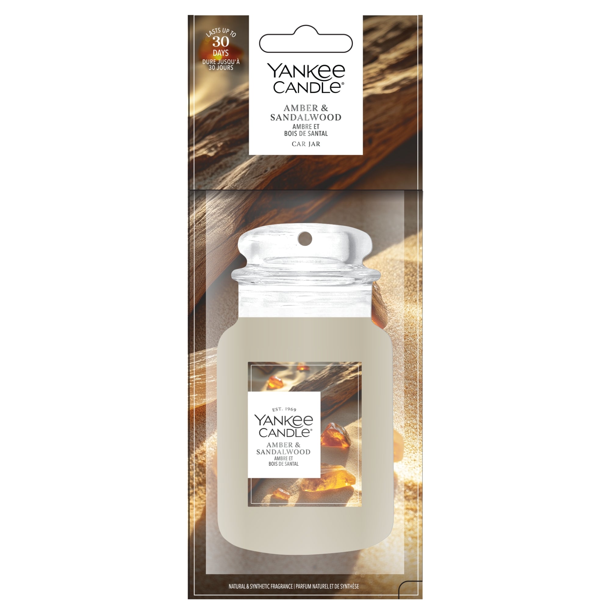Amber & Sandalwood Car Jar
