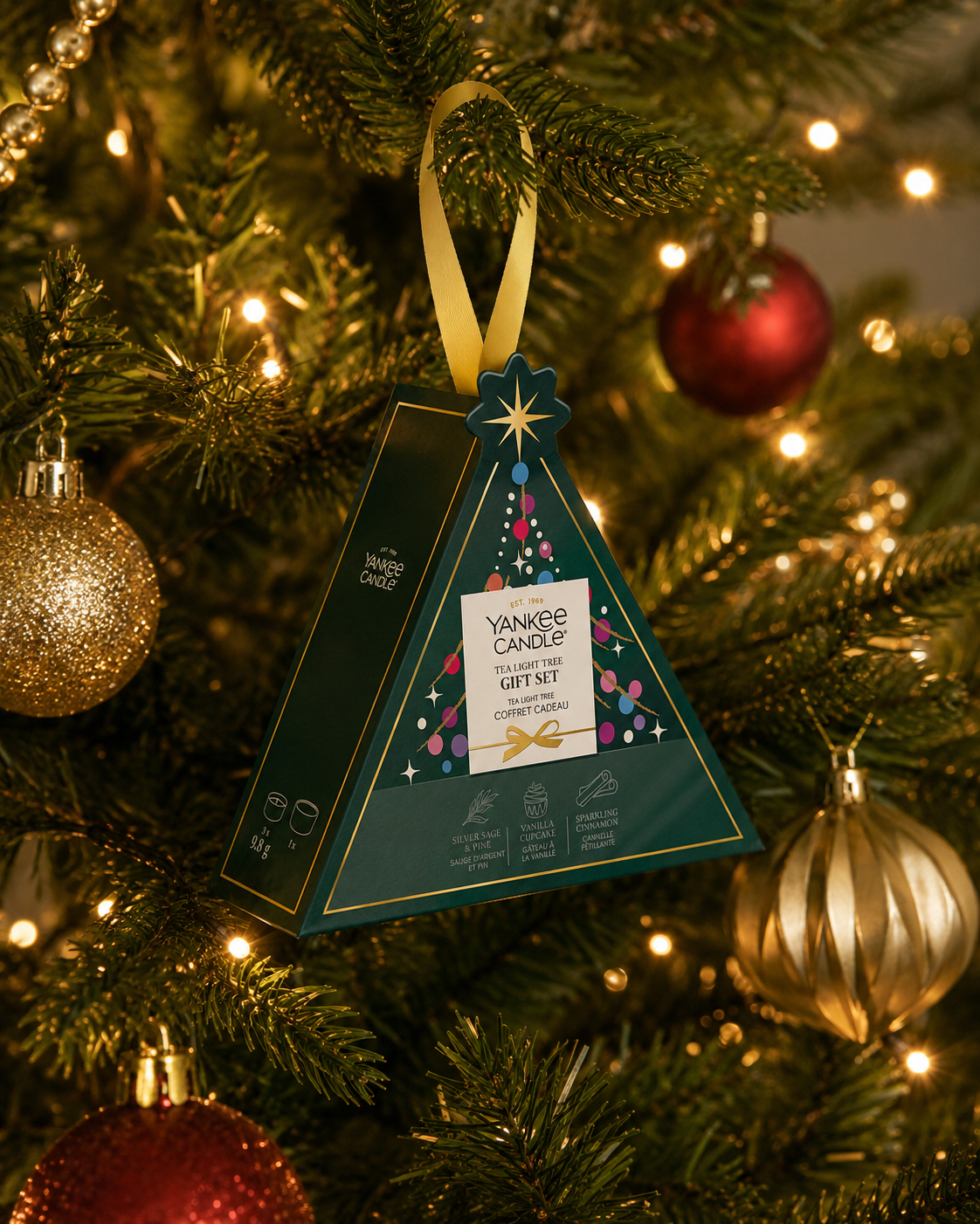 Coffret Cadeau Gifted Moments - 3 Bougies Chauffe-plat 1 Support