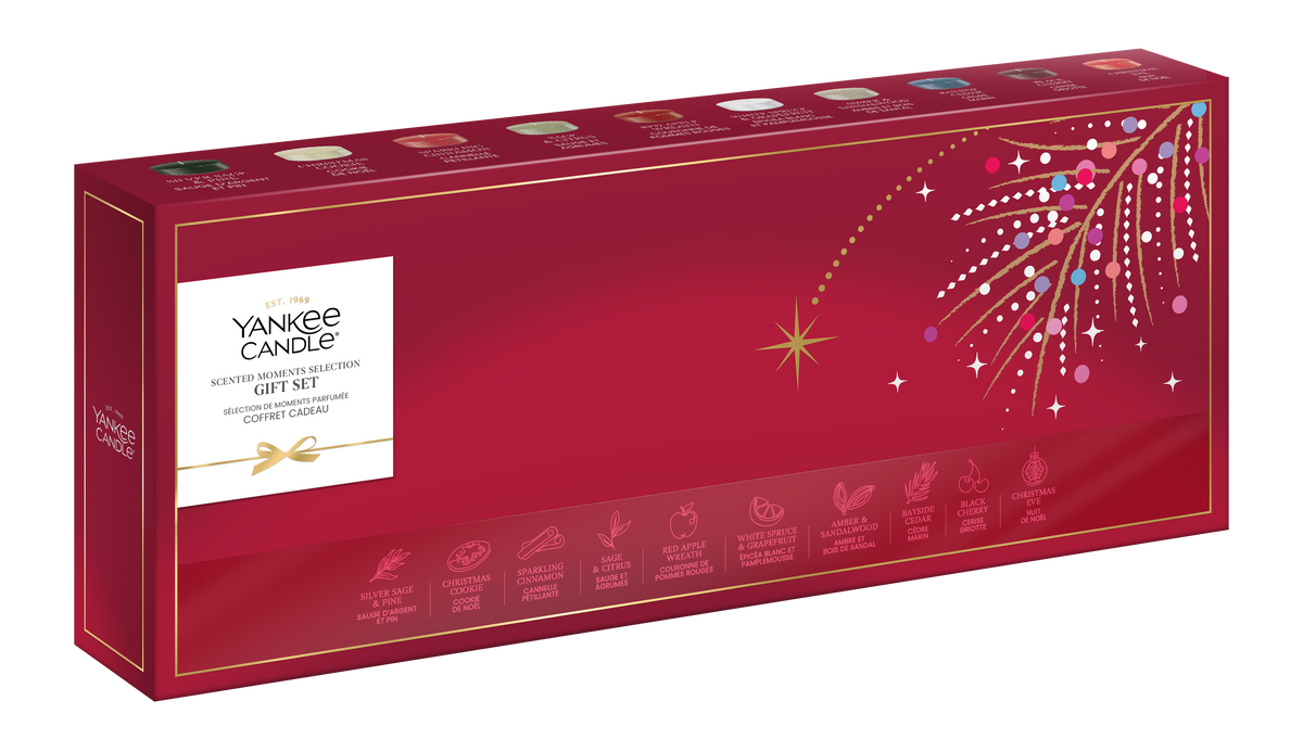 Coffret Cadeau Gifted Moments - 10 Bougies Chauffe-plat 1 Support