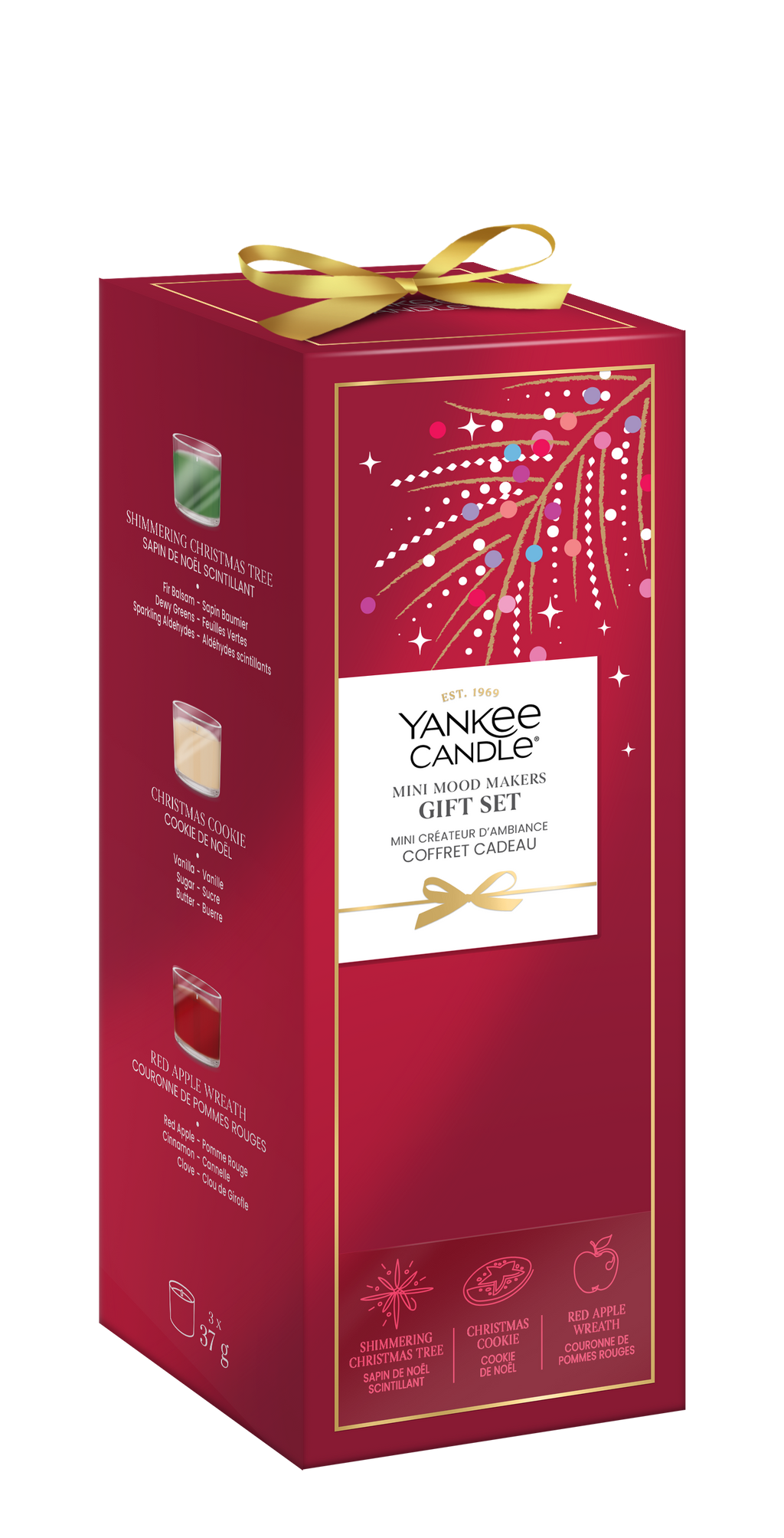 Gifted Moments - Coffret cadeau 3 votives remplies