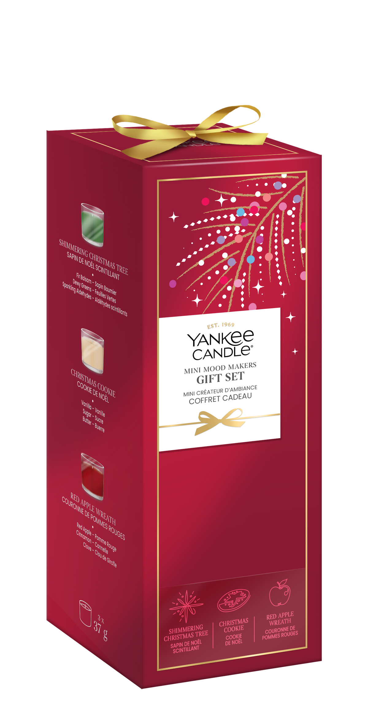 Gifted Moments - Coffret cadeau 3 votives remplies