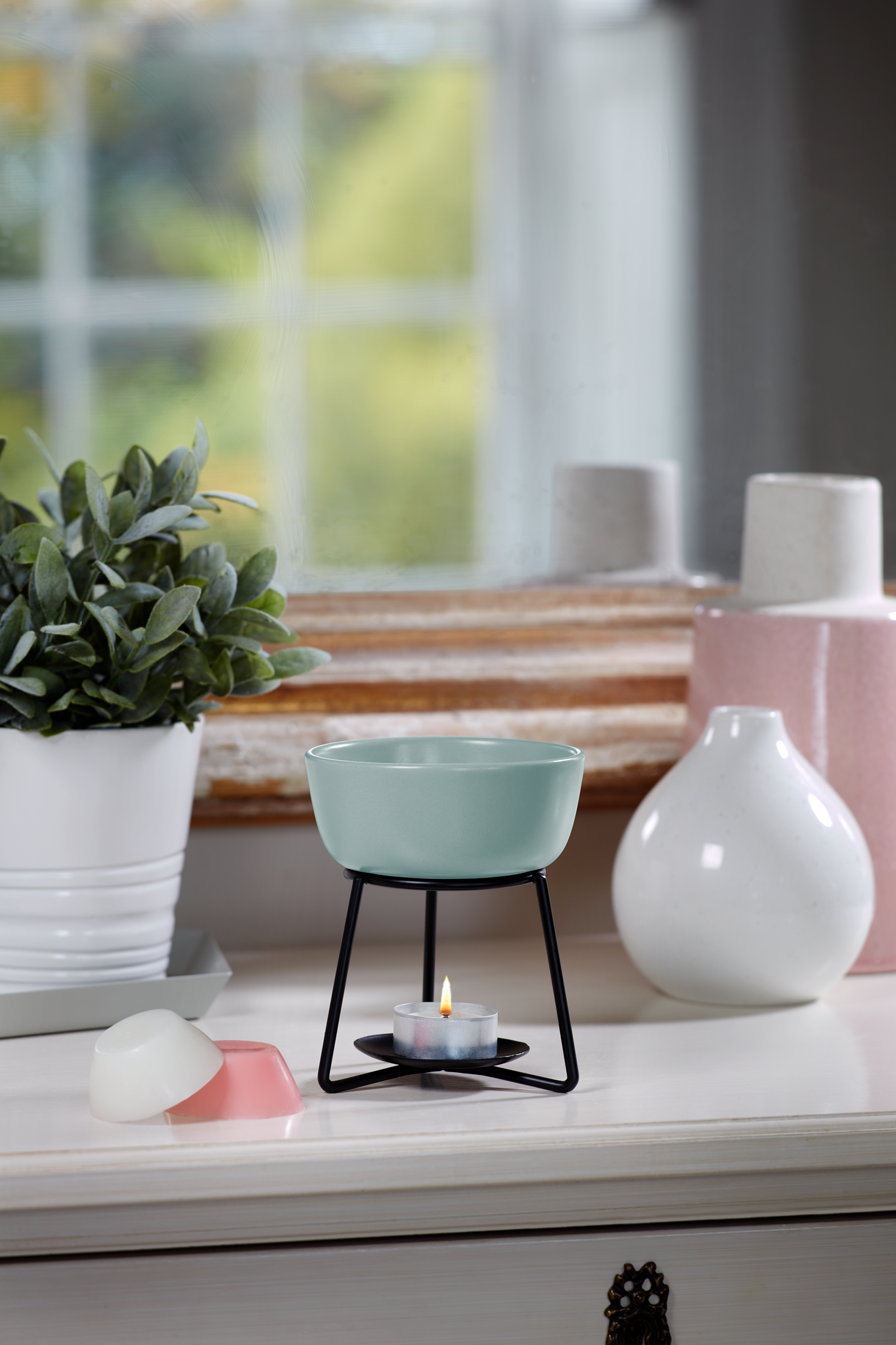 Spa Blue Pebble Wax Melt Brander