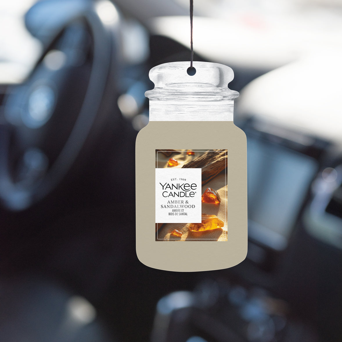 Amber & Sandalwood Car Jar