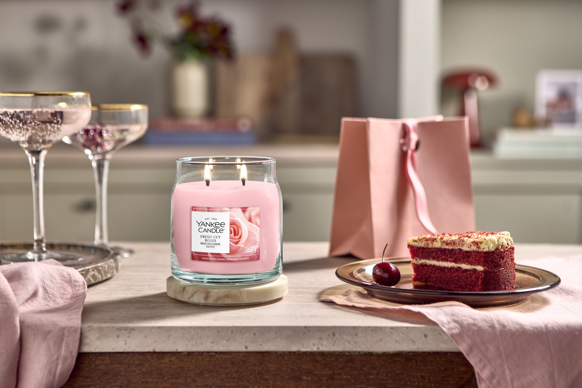 Fresh Cut Roses Small Jar