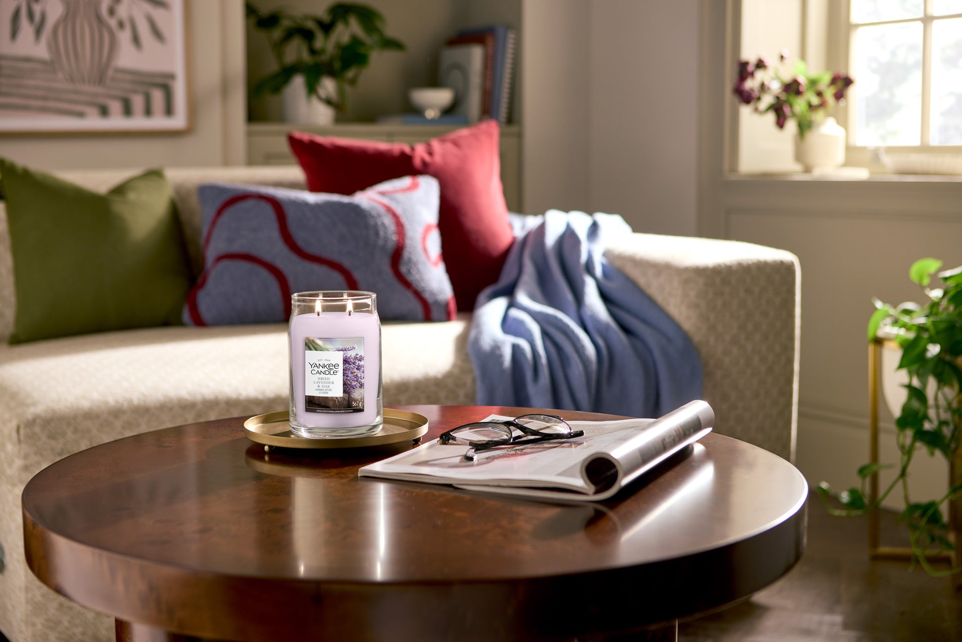 Dried Lavender & Oak Large Jar