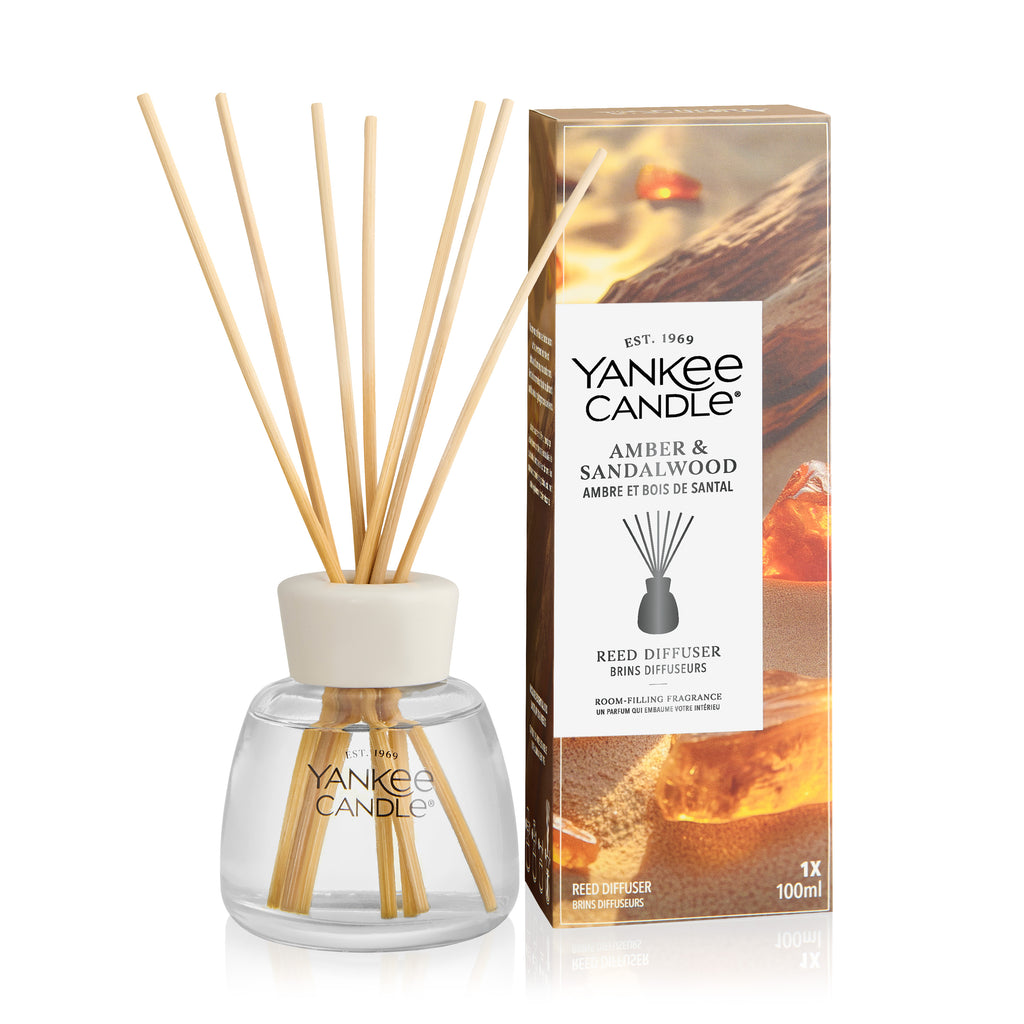 Amber & Sandalwood Geurstokjes 100 ml